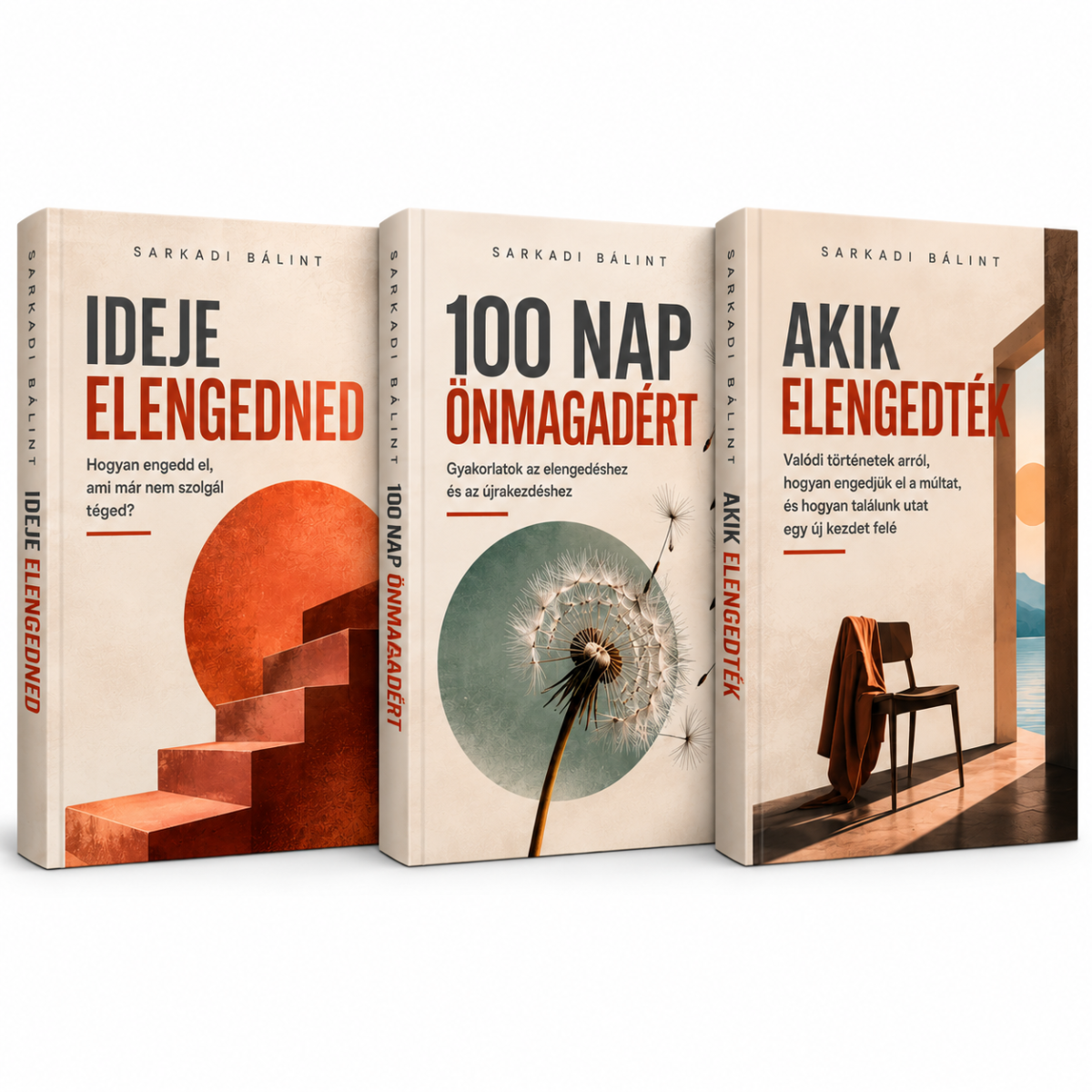 Ideje Elengedned + 100 nap Önmagadért + Akik Elengedték 3 db könyvcsomag
